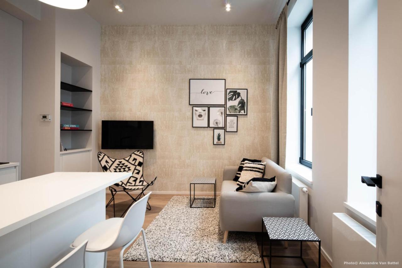 Studios Fully Equipped Near Place Stephanie Brüssel Exterior foto
